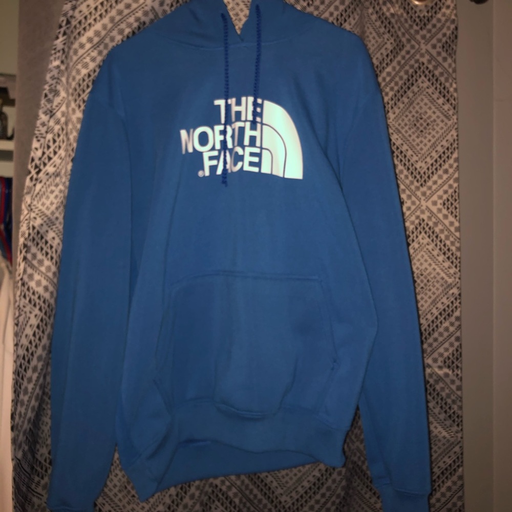 Blue North Face Hoodie